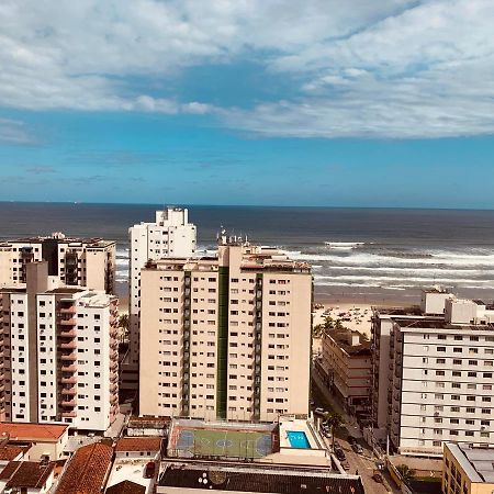 Último andar, varanda gourmet, vista da praia Praia Grande (Santos) Exterior foto